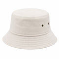 Chapeau bob taille unique en tissu beige à bord large style décontracté